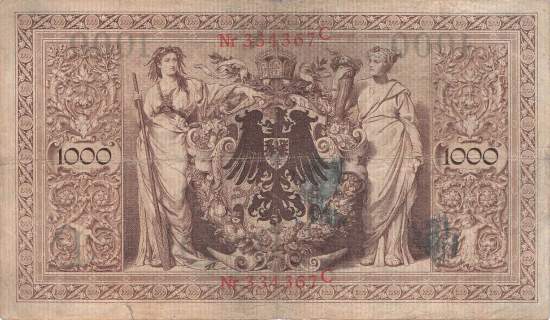 1000 Mark 1909 P/C ro.39